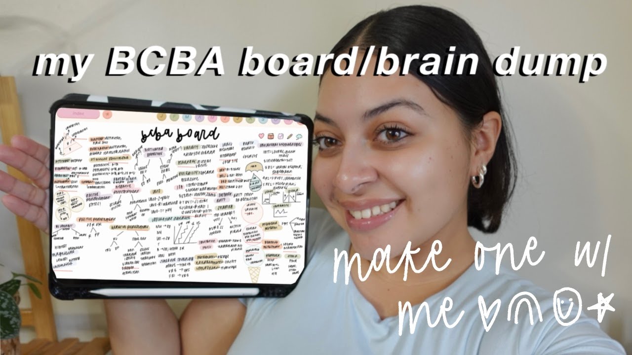 MY BCBA BOARD/BRAIN DUMP | study tips to pass the BCBA exam, hard concepts, & exam day prep