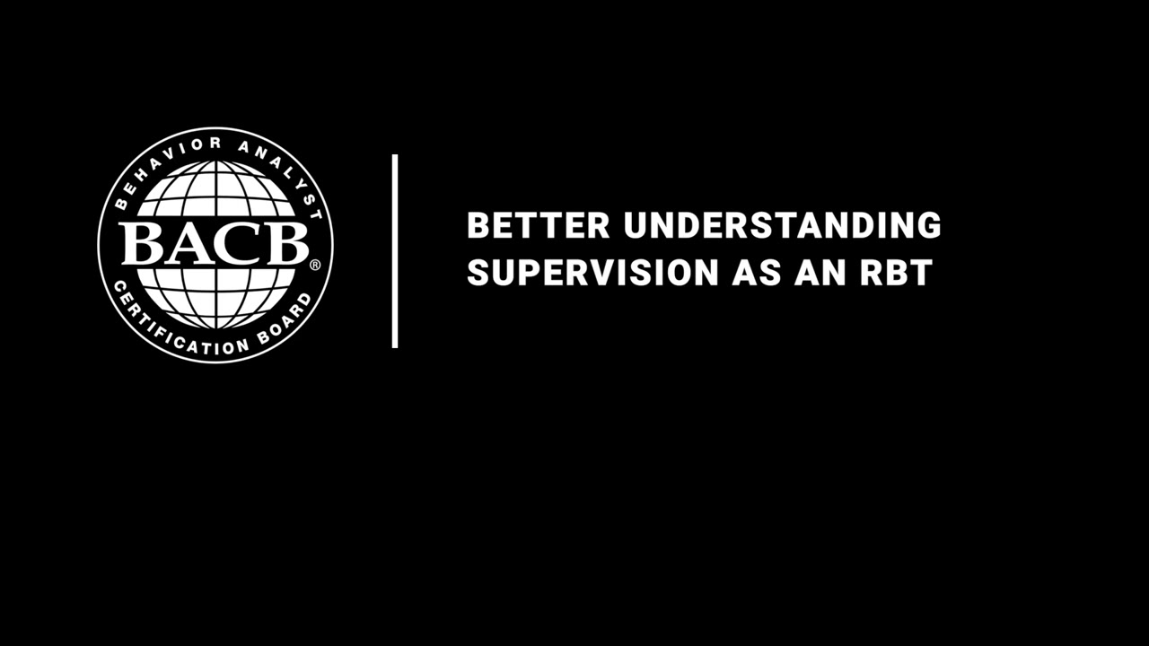 Better Understanding Supervision as an RBT