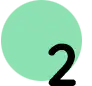 green circle and number 2