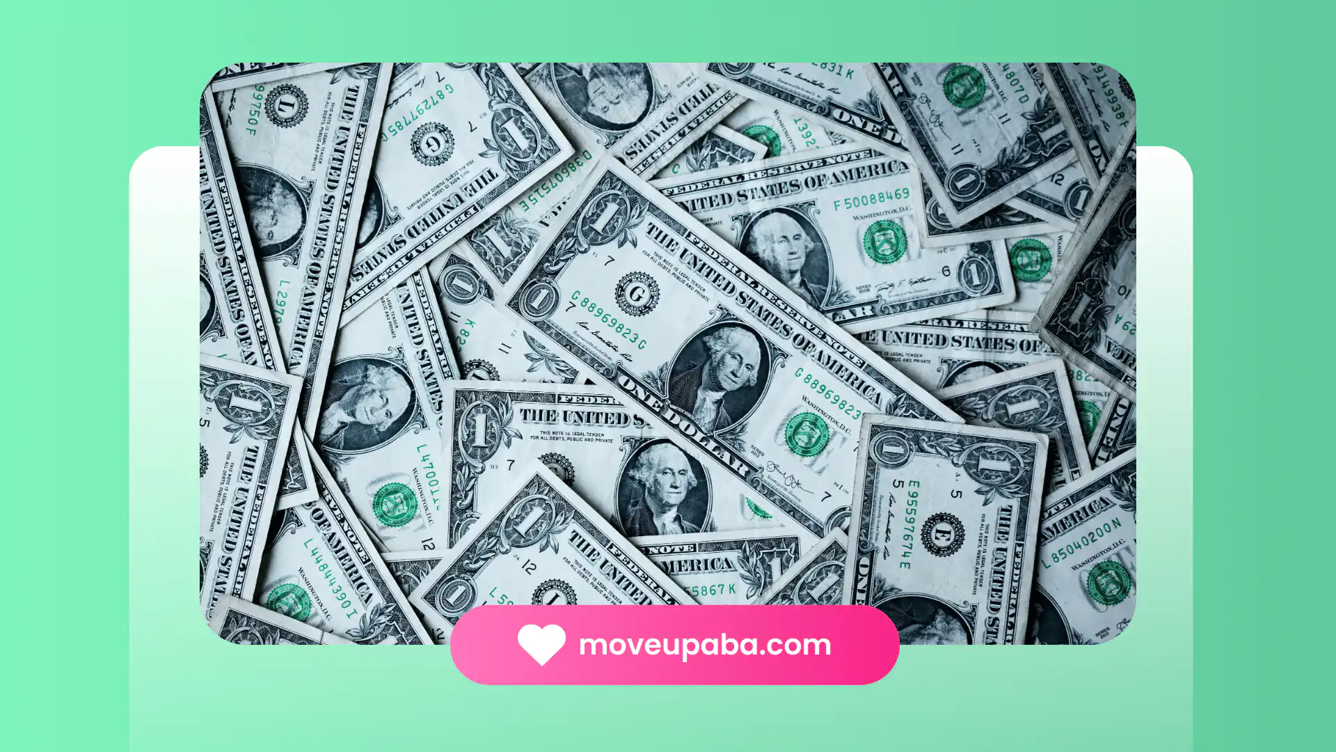 Pile of U.S. dollar bills representing salary trends for Registered Behavior Technicians (RBT)