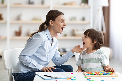 How to Prepare Home for In-Home ABA Therapy mother with autistic child