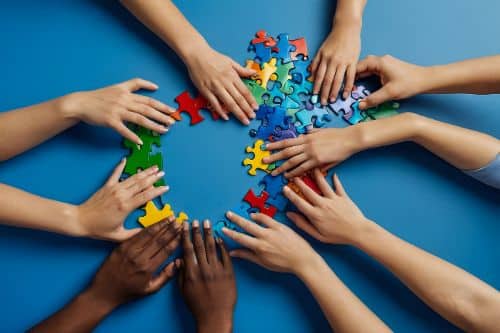 autism support groups in maryland hands and a puzzle