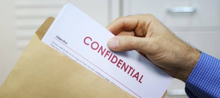 handling confidential information