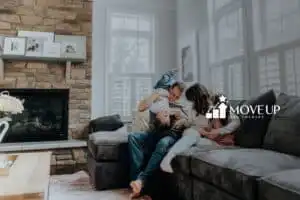 A family with 2 kids