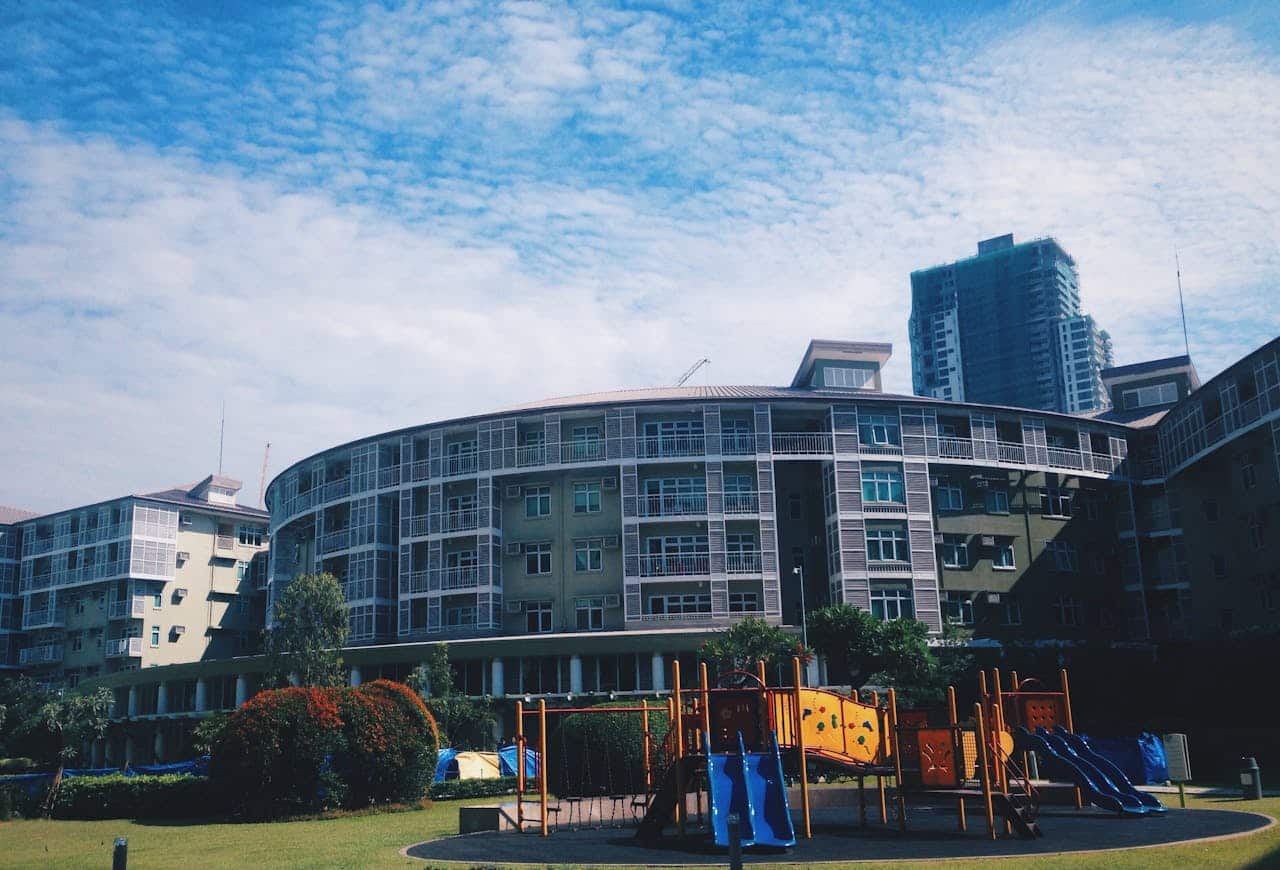 playground and city for autistic children's exploration