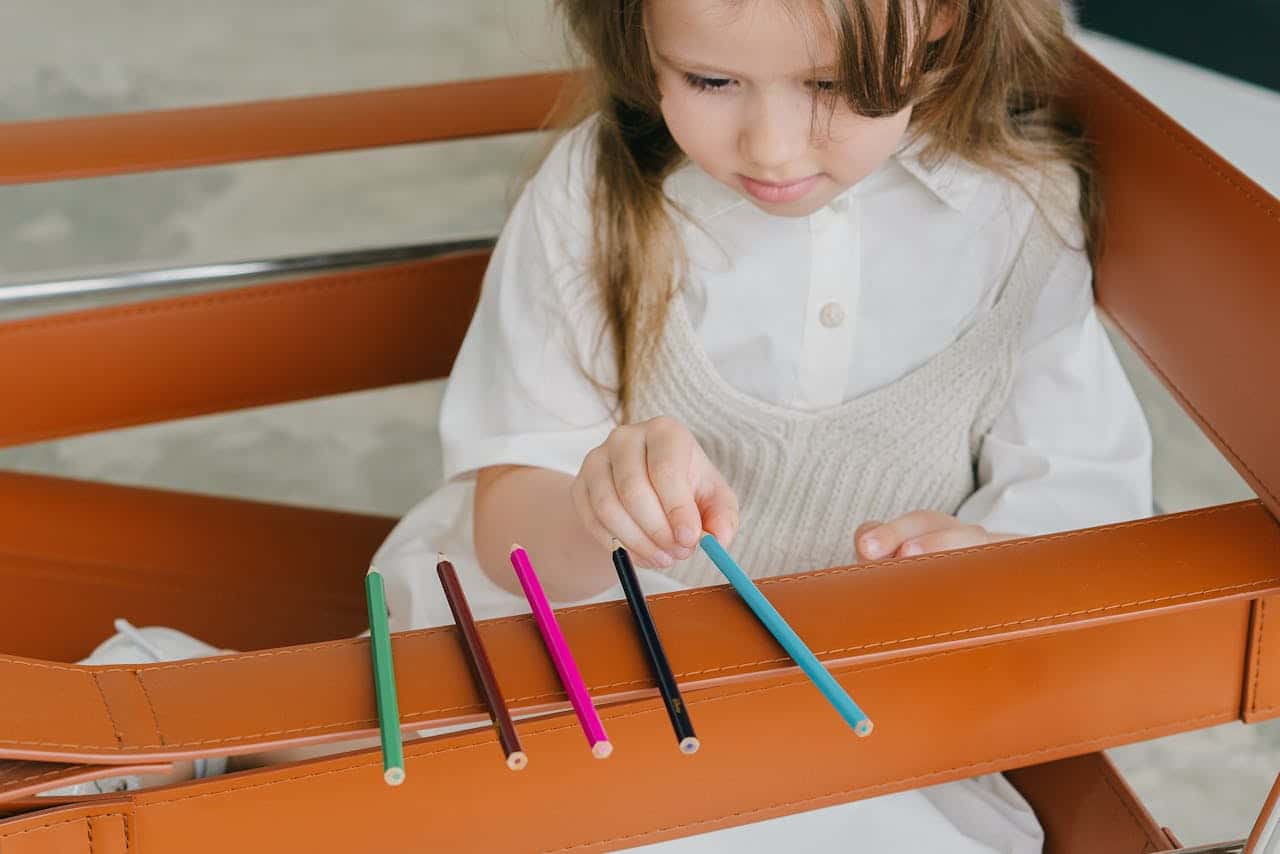 Is autism hereditary arranging the color pens