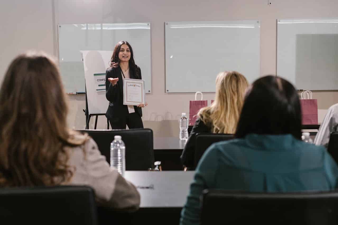 RBT certified showing the certificate in a play for registered behavior technician certification