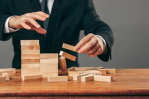 careers for autistic people a man playing blocks