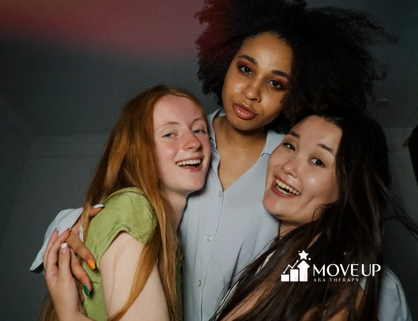 Three females with autism