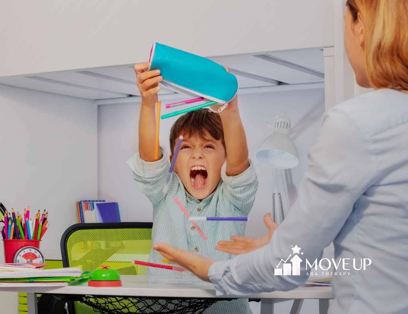 aba therapy for teenagers at school smiling