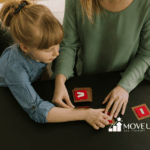 A child and an RBT during ABA therapy